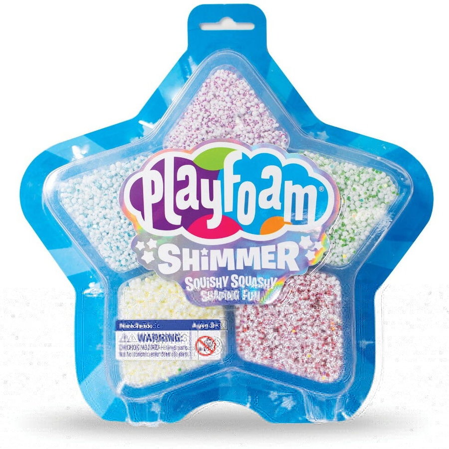 Spuma de Modelat  cu Sclipici Playfoam Steluta