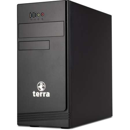 Sistem desktop WORTMANN AG Terra 4000 Intel Core i3-10100 8GB 250GB SSD Free Dos Black
