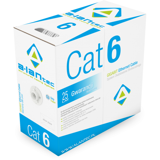 Cablu Retea U/UTP Cat6 305m Grey