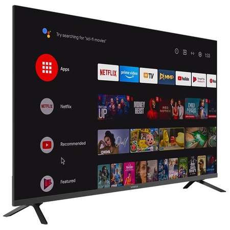 Televizor Mega Vision LED Smart TV 43UHD10K 43 inch UHD Android 11 Negru