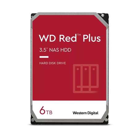 Hard Disk NAS Western Digital Red Plus WD60EFPX 6TB 3.5inci SATA3 5400RPM 256MB