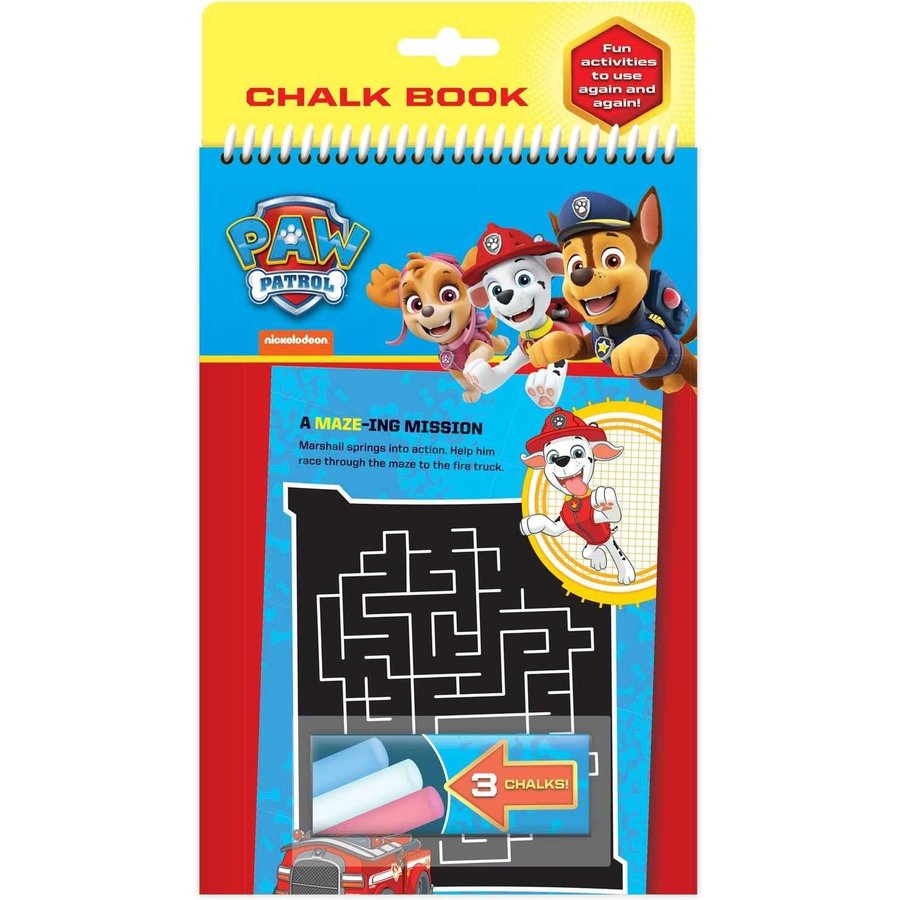 Jucarie Paw Patrol Chalk Book