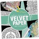 5 Planse de Colorat Catifelate Velvet Paper 18x18cm Verde