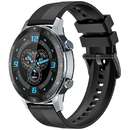 Ceas smartwatch Watch GT, oximetru SpO2, GPS, bratara silicon, Negru