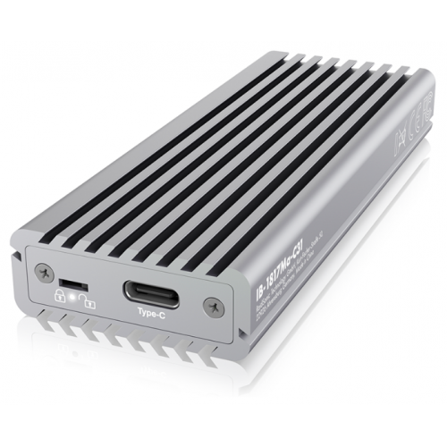 Rack HDD PCIe USB-C M.2 Silver