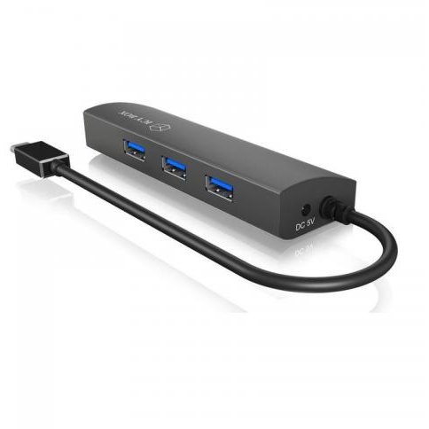 Hub USB USB 3.2 Black