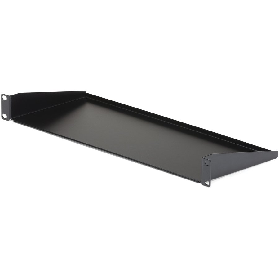 Raft Rack 19 inch 1U Max 15kg Negru