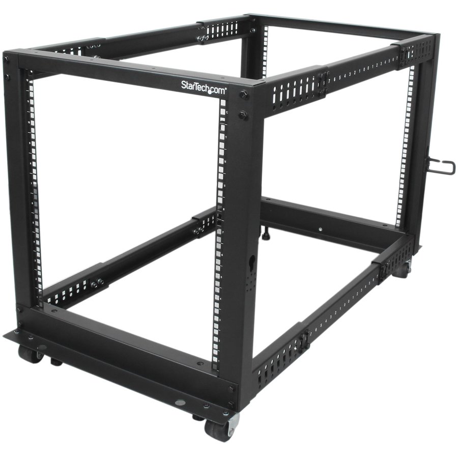 Rack Server Mobil 19inch 12U Open Frame Adancime Ajustabila 22-40inch  Negru