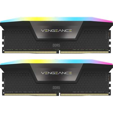 Memorie Corsair Vengeance RGB Black 32GB (2x16GB) DDR5 6800MHz CL40 Dual Channel Kit