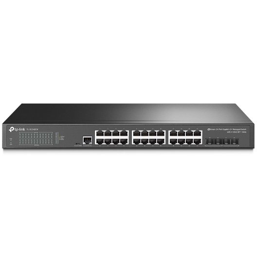 Switch 24 de Porturi Gigabit L2, 4 Sloturi 10GE SFP+, Jetstream, TP-LINK TL-SG3428X - imagine 4