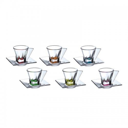 Set 6 Cesti colorate pentru espresso FUSION 70ml