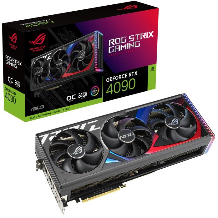 Placa Video ROG Strix GeForce RTX™ 4090 OC Edition 24GB GDDR6X