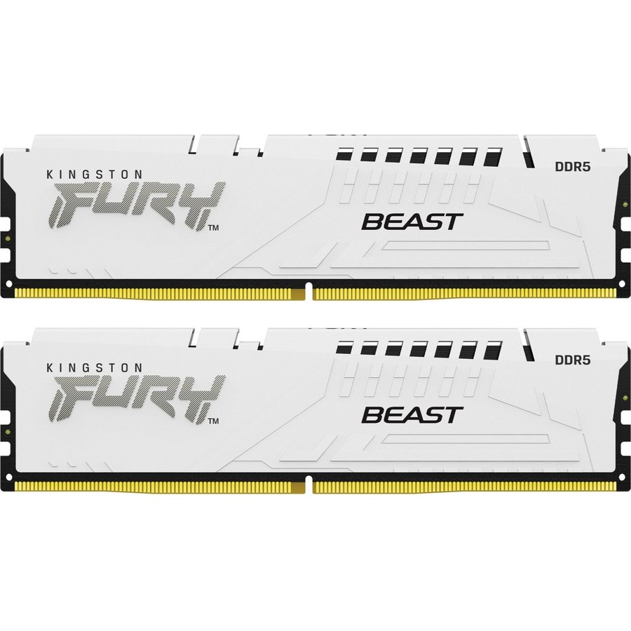 Memorie FURY Beast White 32GB (2x16GB) DDR5 5600MHz CL40 Dual Channel Kit