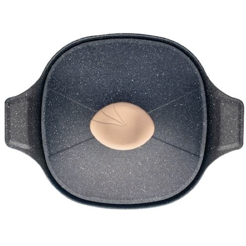 Oală Pătrată cu Capac NeoKlein SCS22 Black