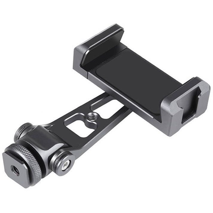 Suport PULUZ PU3207B cu suport universal 1/4, ajustabil lățime 6.5-9 cm, Negru — imaginea 2