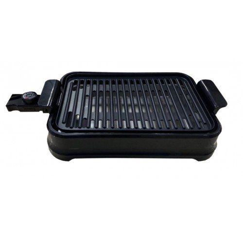 Gratar Electric Mr.Grill SC2120  Tava Scurgere Detasabila 1200W Reglare Temperatura  Negru