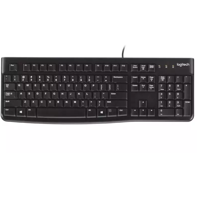 Tastatura cu Fir 920-002518  K120 ES Spain Business  Negru