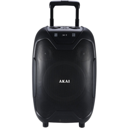 Boxa portabila cu roti Akai ABTS-X10 Activa Bluetooth PLUS 50W Microfon Inclus Negru