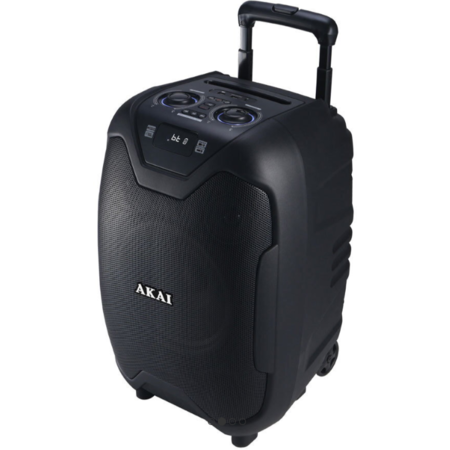 Boxa portabila cu roti Akai ABTS-X10 Activa Bluetooth PLUS 50W Microfon Inclus Negru