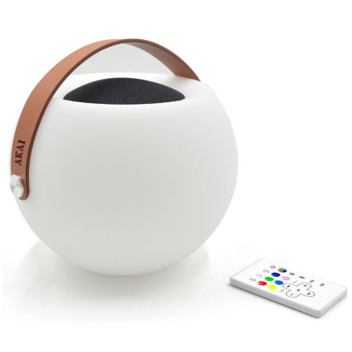 Boxa Portabilă Akai CS6 SHINE 5W Bluetooth Autonomie 8 ore Alb