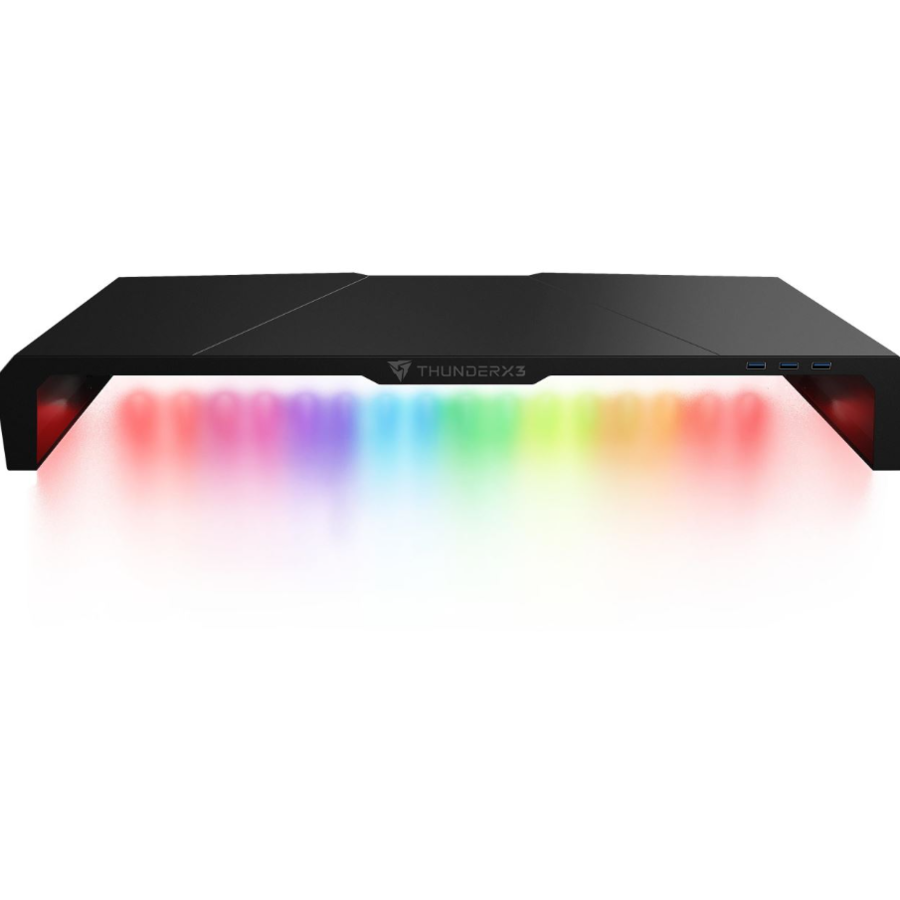 Stand Monitor Thunder X3 AS5 Hex Iluminare RGB Negru