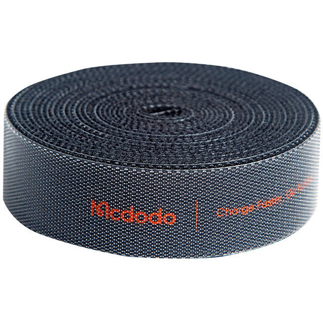 Cablu de date VS-0961, Banda Velcro, 20mm, 3m, Negru