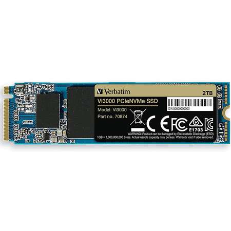 SSD Verbatim Vi3000 2TB PCIe M.2