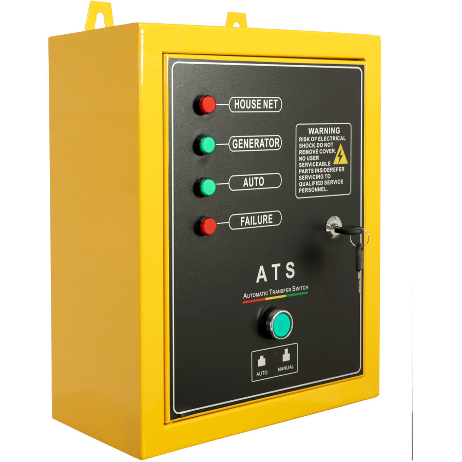 Automatizare pentru Generatoare Trifazate FDATS380  seria FD 4poli 50A 15Vcc Galben