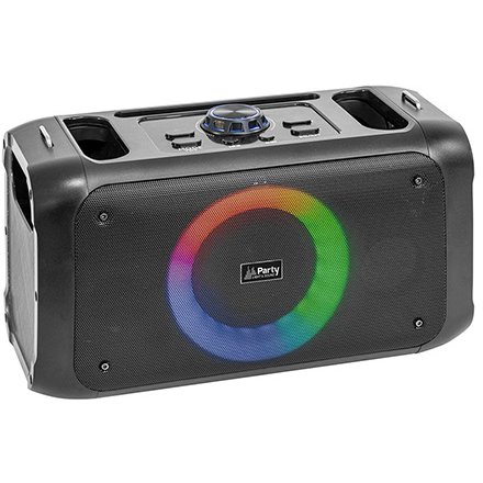 Boxa Portabila TWS 4inch/10cm Iluminata LED Negru