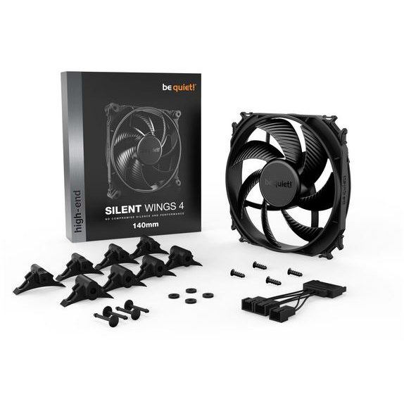 Ventilator Silent Wings 4 140x140x25mm Negru