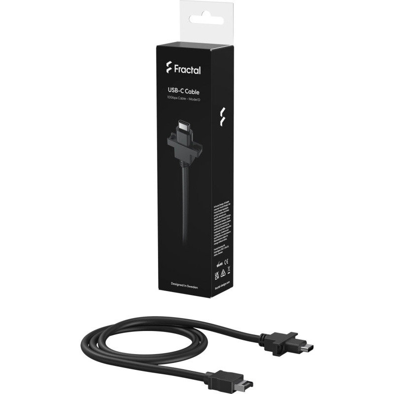 Cablu Fractal Design USB-C 10Gbps Negru