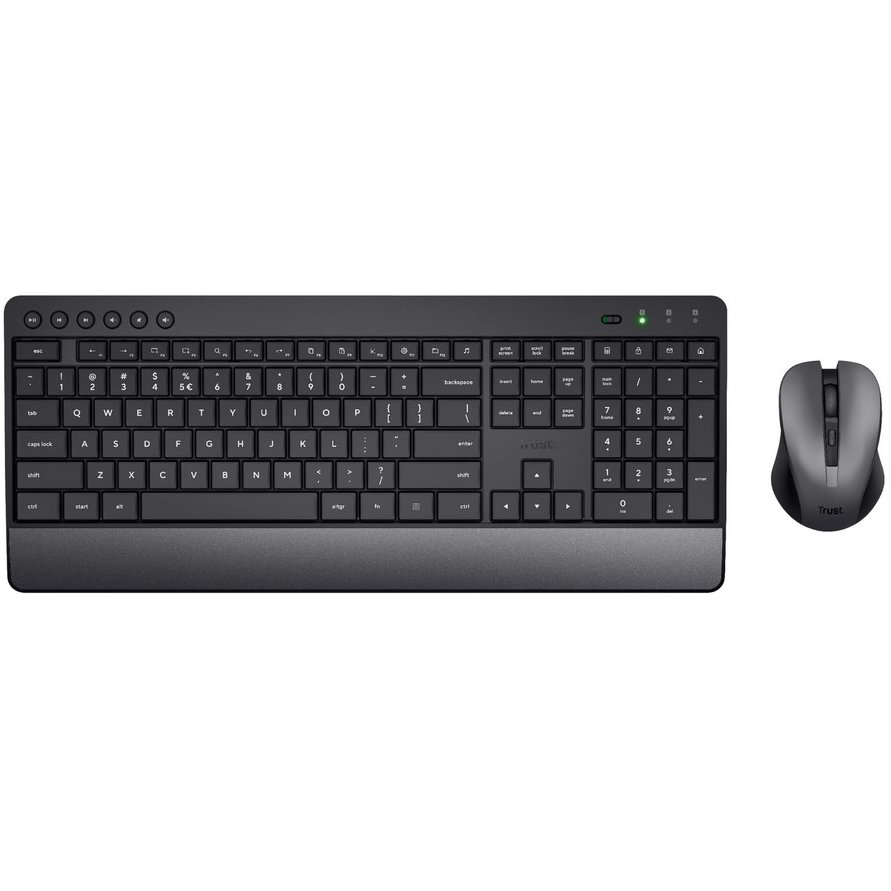 Kit tastatura si mouse Trezo Comfort Wireless