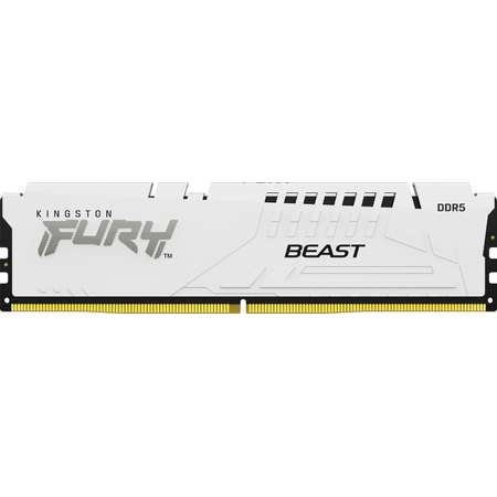Memorie Kingston FURY Beast White 64GB (4x16GB) DDR5 5600MHz CL40 Quad Channel Kit