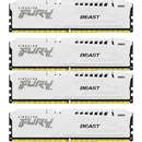 FURY Beast White 64GB (4x16GB) DDR5 5600MHz CL40 Quad Channel Kit