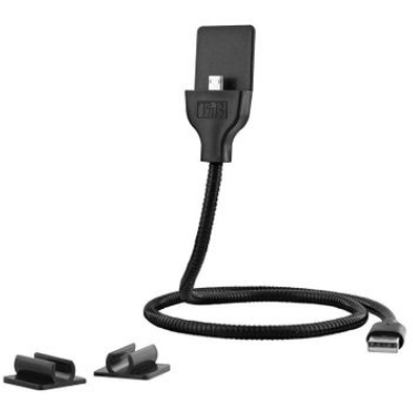 Cablu Incarcare-Sincronizare-Suport Metal USB / Micro USB 60cm Negru