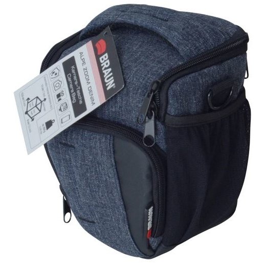 Geanta Foto Alpe Zoom Denim Negru/Albastru