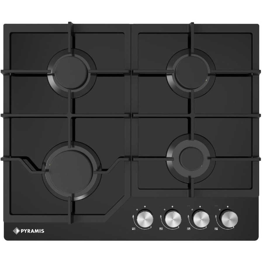 Plita Gaz 60PG 6601 Fonta Black Glass