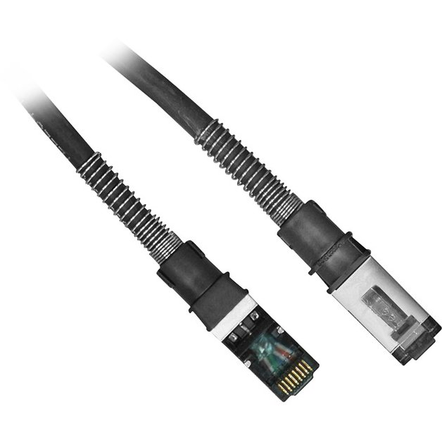 FTP Cat 6A 4.9m Black