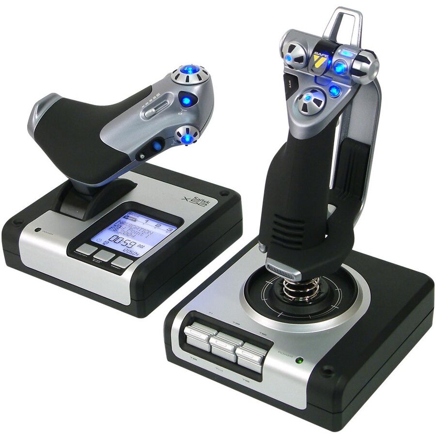 Joystick G Saitek X52 FLIGHT Control System Negru/Argintiu