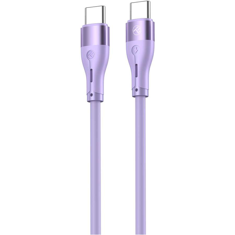 Cablu de date USB-C - USB-C 1m Purple