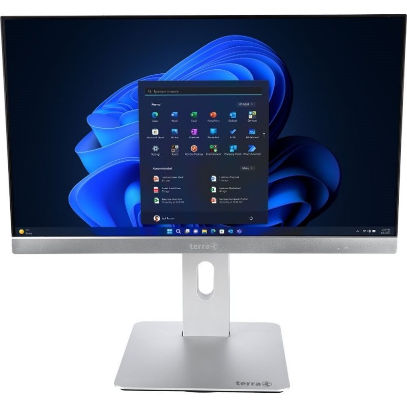 Sistem All in One Terra 23.8inch FHD Intel Core i5-12500 8GB 1TB SSD Windows 11 Pro Silver