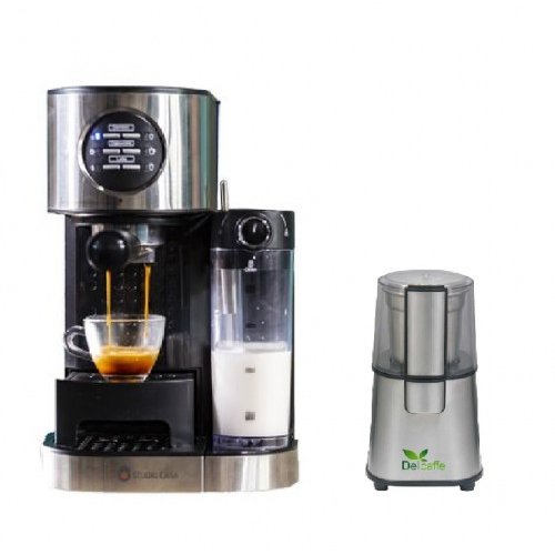 Pachet Espressor Cafea Sc509 Barista Latte 15bar Rezervor Lapte + Rasnita Del Caffe Grind Master 220w 60g