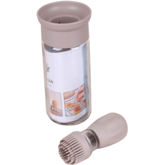 Perie Silicon Sticla ulei 20 x 6.5cm Roz