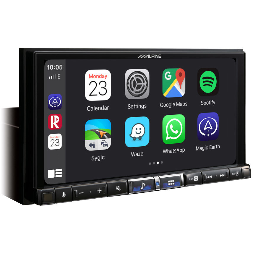 Sistem ALPINE iLX-705D Premium Multimedia 7inch Compatibil Apple ...