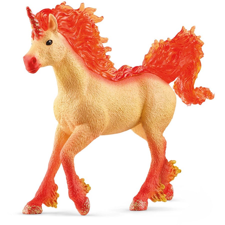 Figurina Schleich Elementa fire unicorn stallion