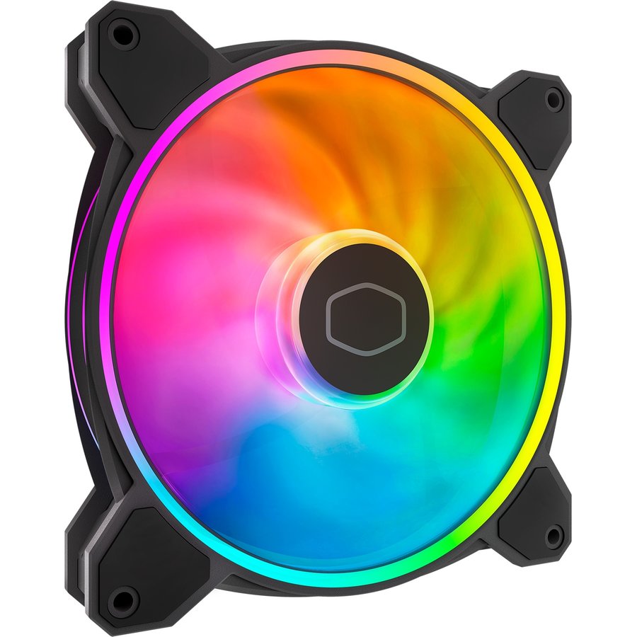 Ventilator MasterFan MF140 Halo2 RGB Negru