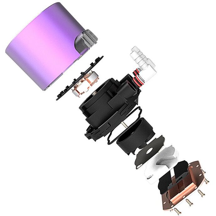 Cooler Procesor Cu Lichid ID-Cooling Pinkflow 240 Diamond Purple Iluminare aRGB Alb — imaginea 6