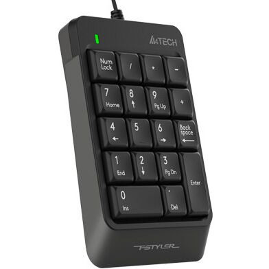 Tastatura Numerica TASA4TECH Fstyler USB 70cm Retractabil Gri