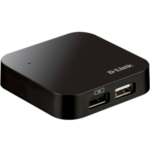 HUB USB 4-Port USB 2.0 Hub Active Negru