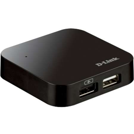 HUB USB D-Link 4-Port USB 2.0 Hub Active Negru